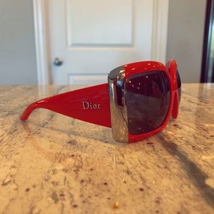Red Dior Sunglasses